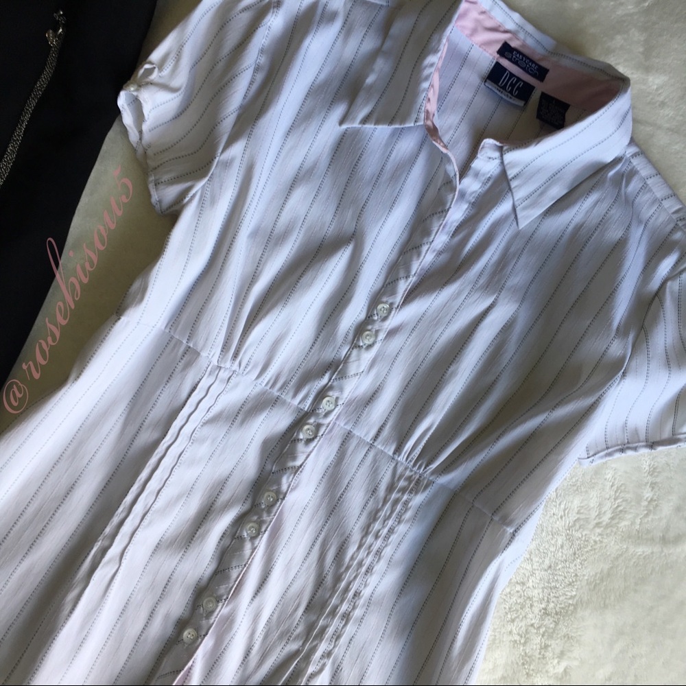 {DCC MISSY} easy care stretch button up blouse
